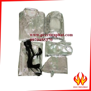 Bộ quần áo tráng nhôm 300 độ C Bộ quần áo tráng nhôm 300 độ C