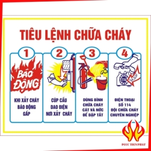NỘI DUNG TIÊU LỆNH CHỮA CHÁY NỘI DUNG TIÊU LỆNH CHỮA CHÁY